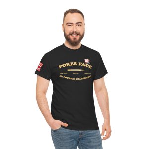 Poker Face loading T-shirt_Dark edition