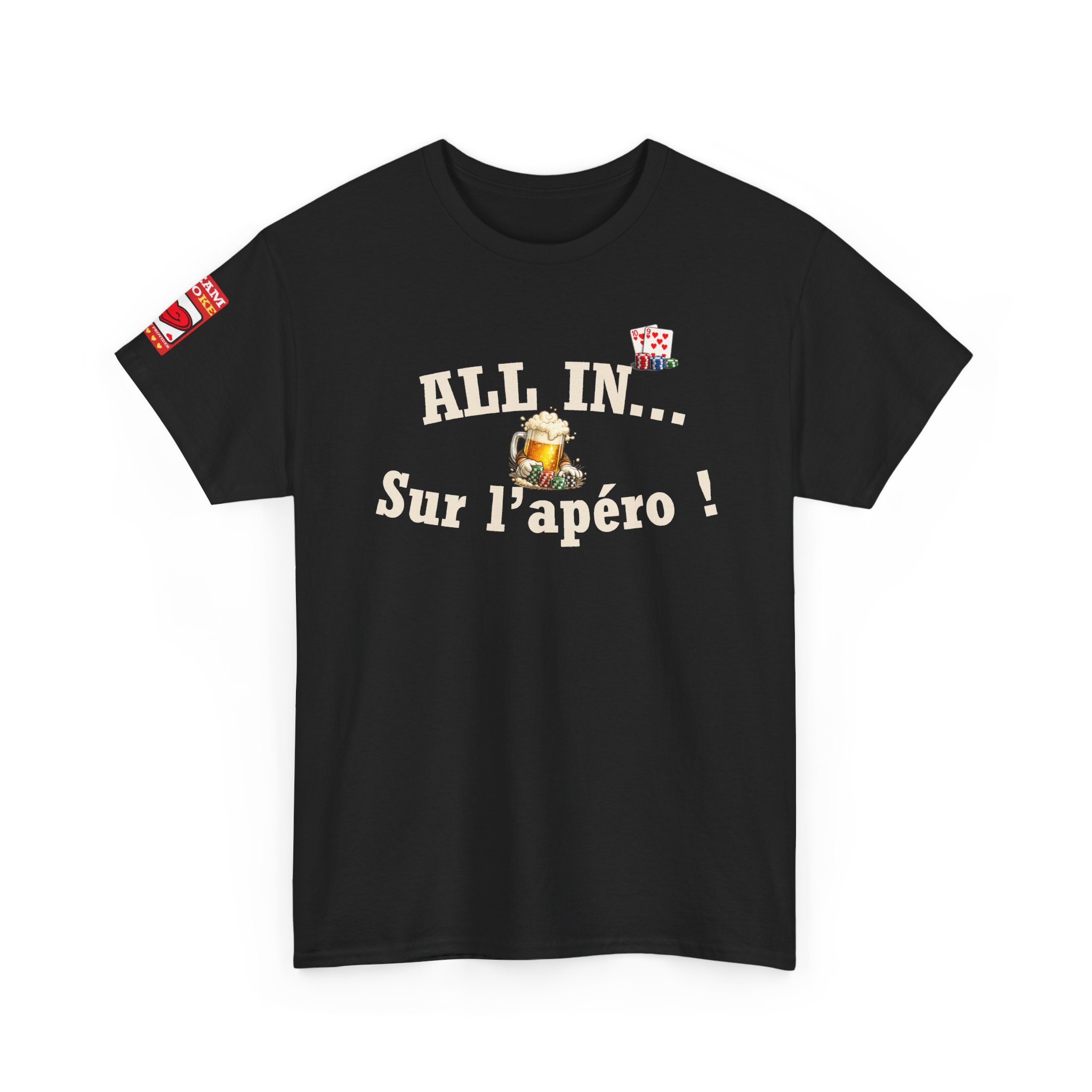 T-Shirt "All In... Sur l'apéro !" — Dark Edition – Image 2