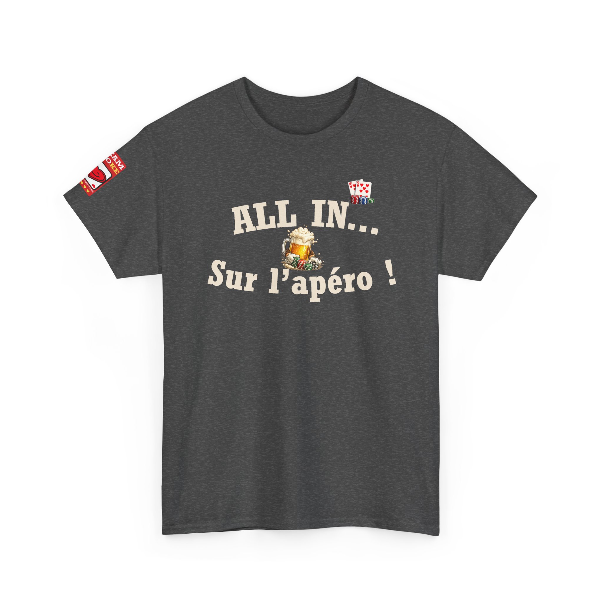 T-Shirt "All In... Sur l'apéro !" — Dark Edition – Image 10