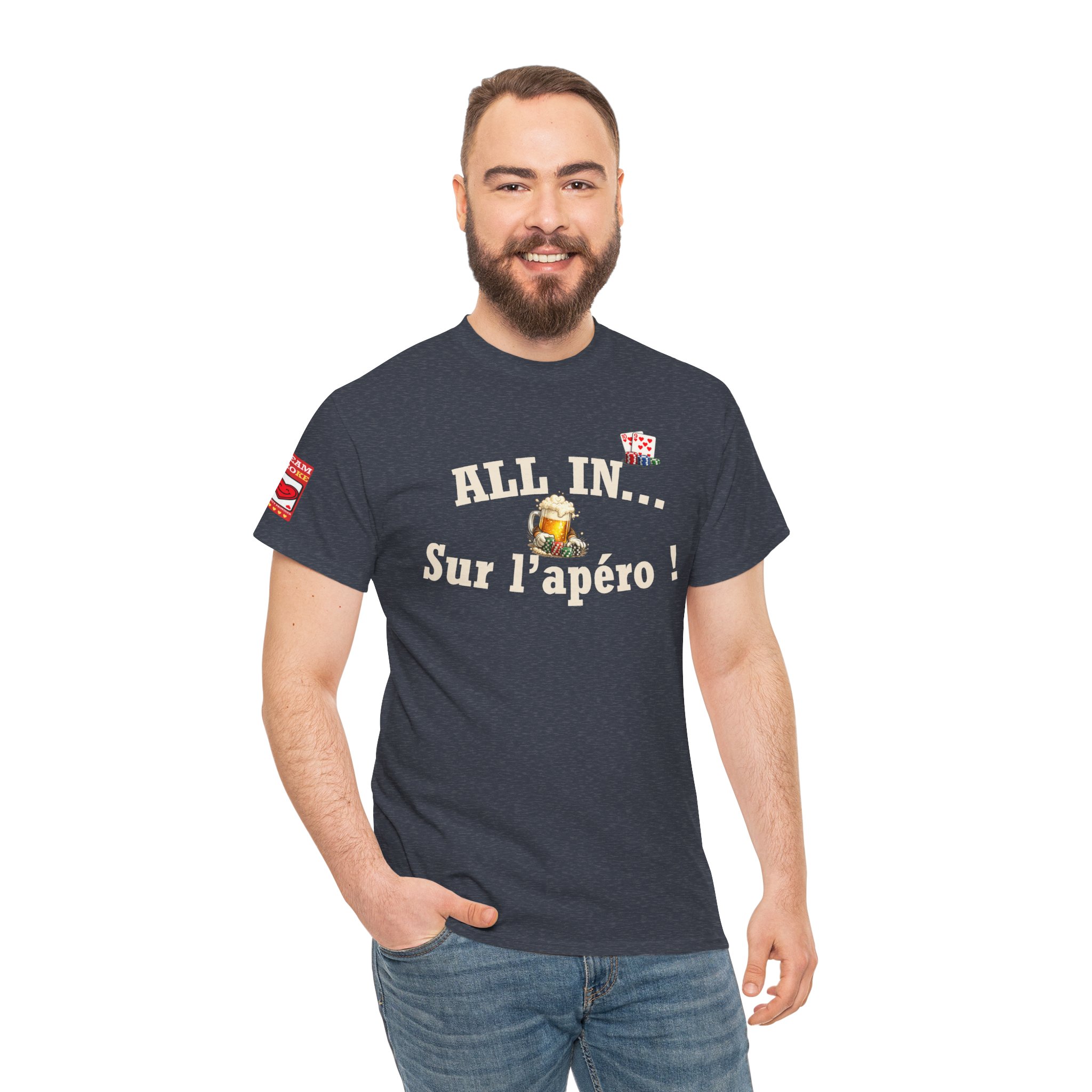T-Shirt "All In... Sur l'apéro !" — Dark Edition – Image 17