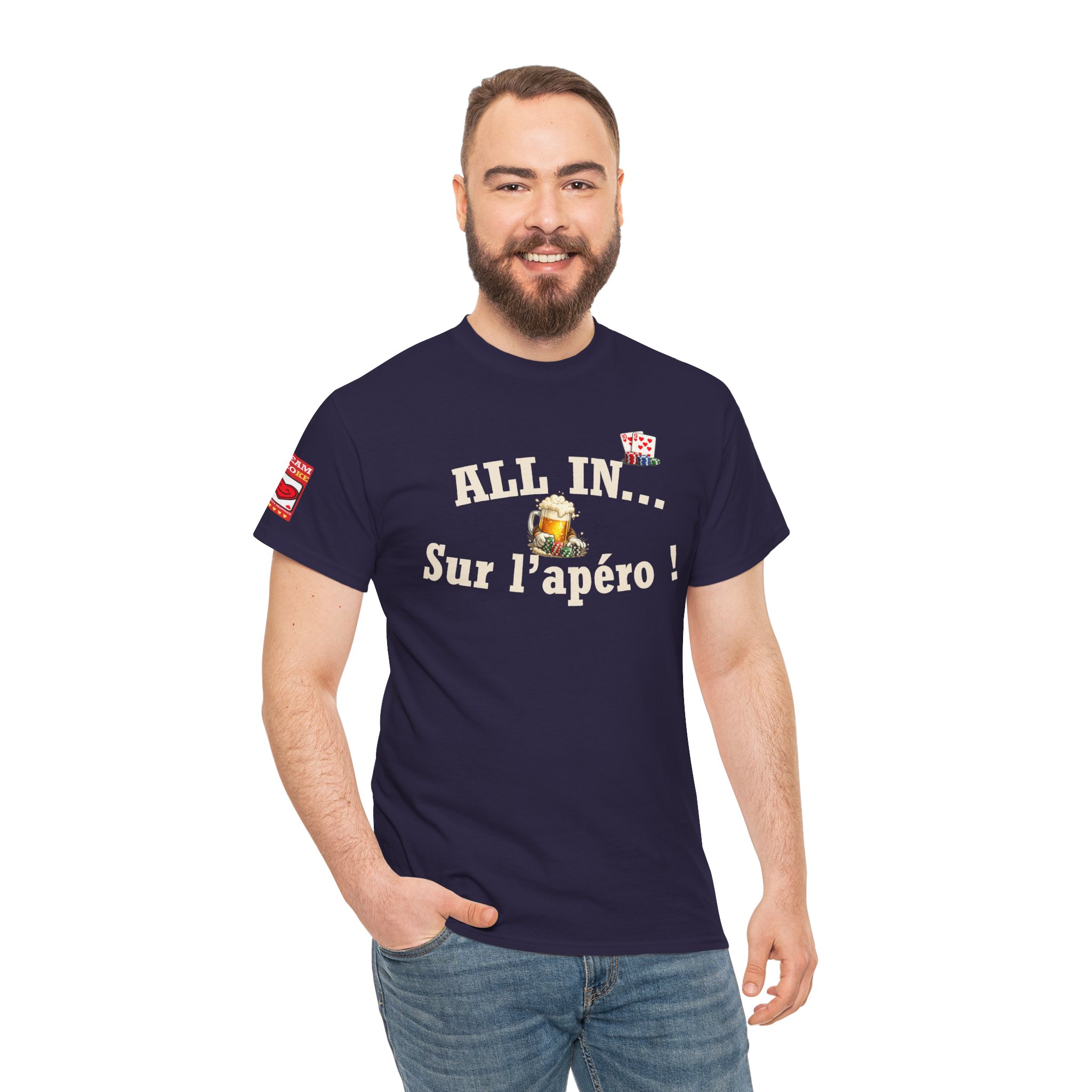 T-Shirt "All In... Sur l'apéro !" — Dark Edition – Image 23