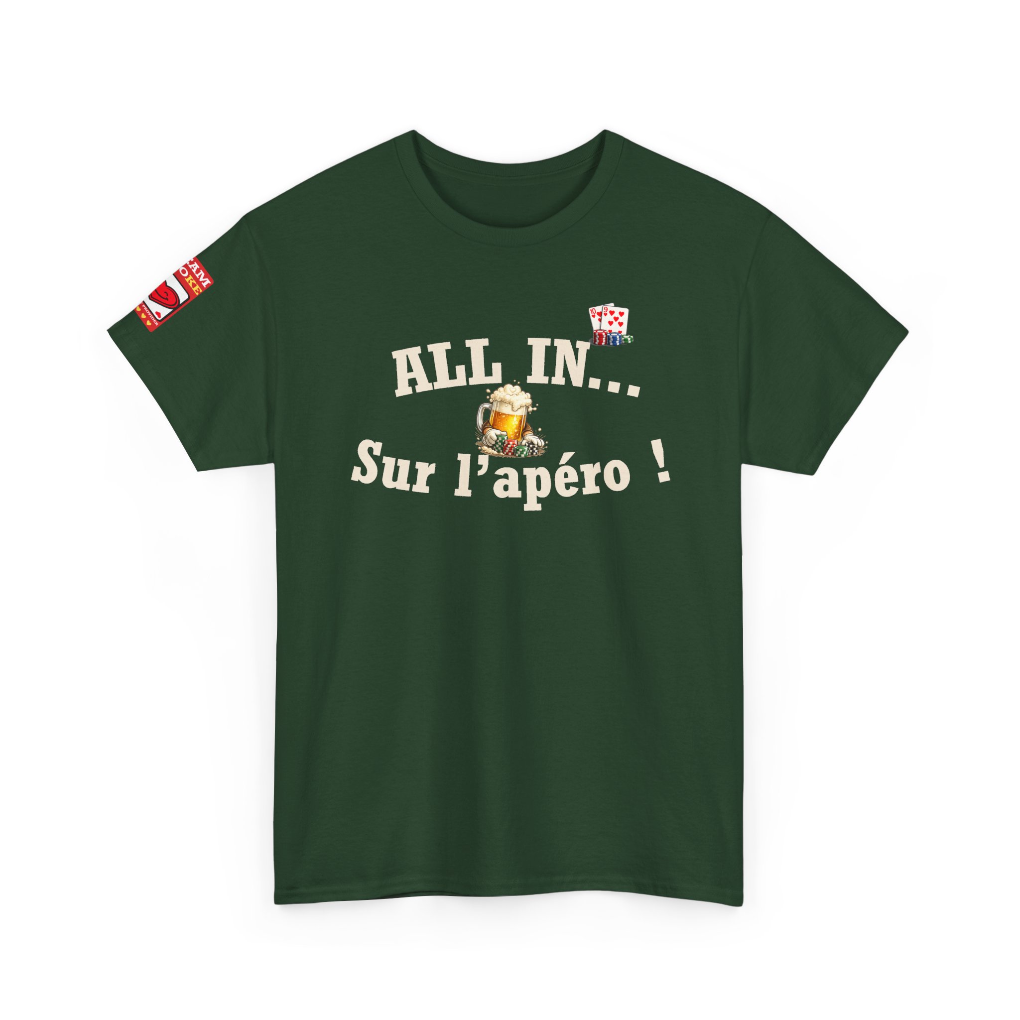 T-Shirt "All In... Sur l'apéro !" — Dark Edition – Image 8