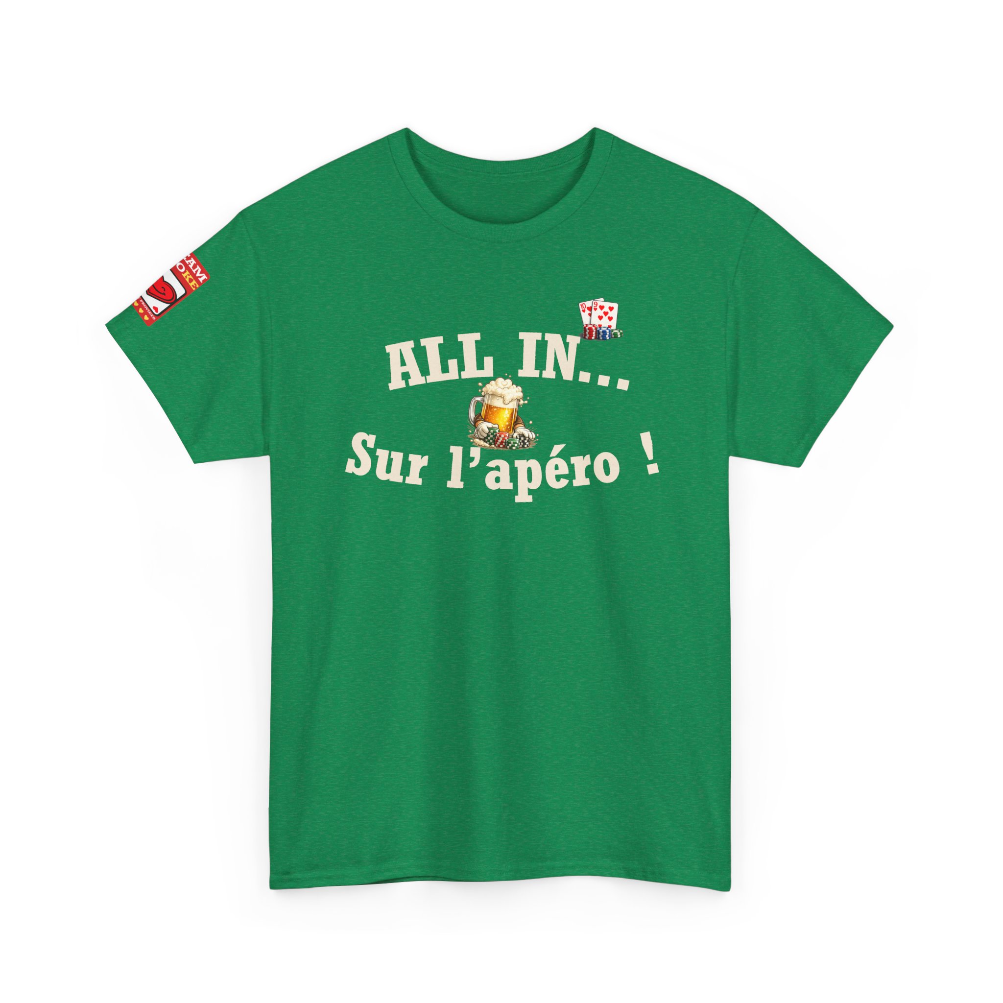 T-Shirt "All In... Sur l'apéro !" — Dark Edition – Image 4