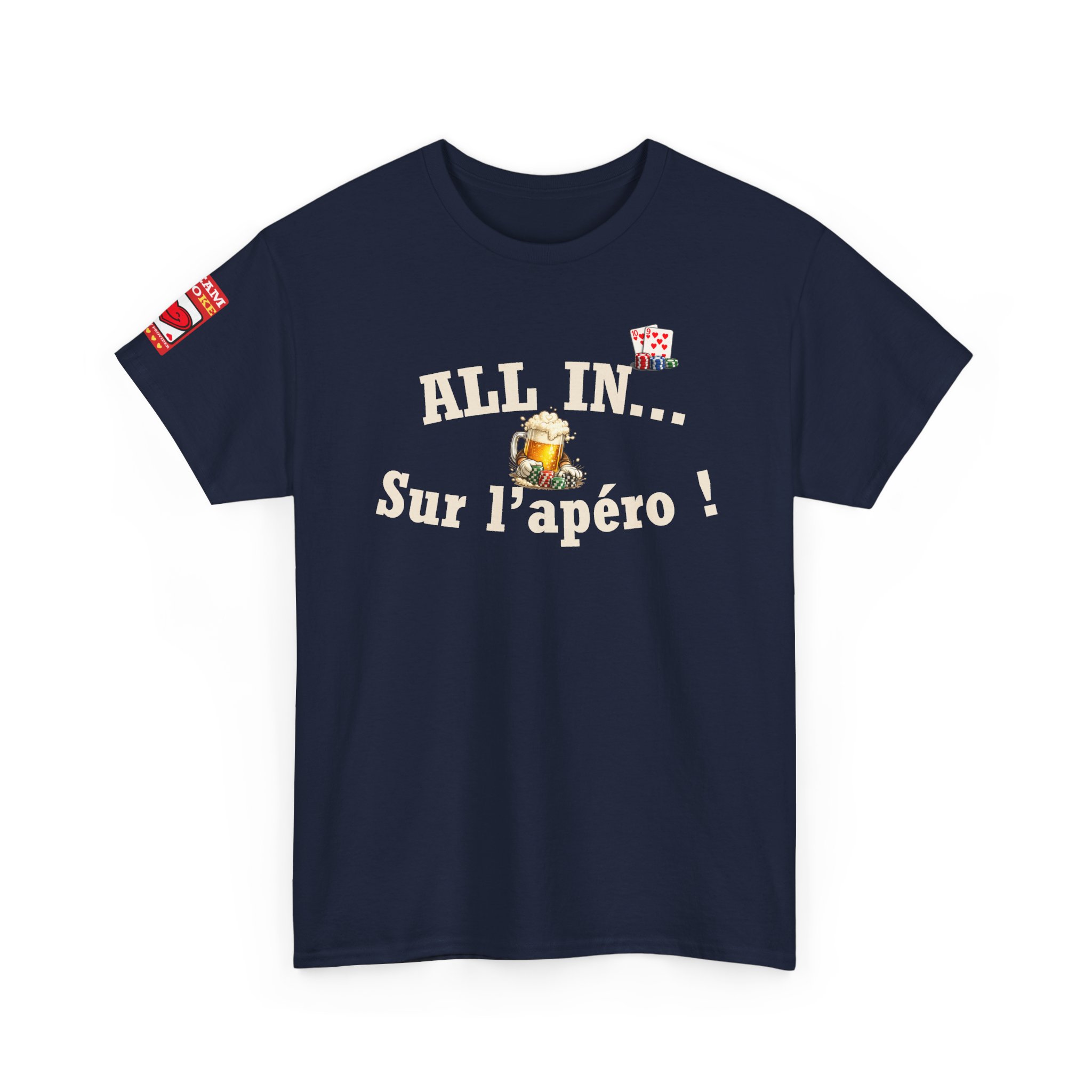 T-Shirt "All In... Sur l'apéro !" — Dark Edition – Image 16