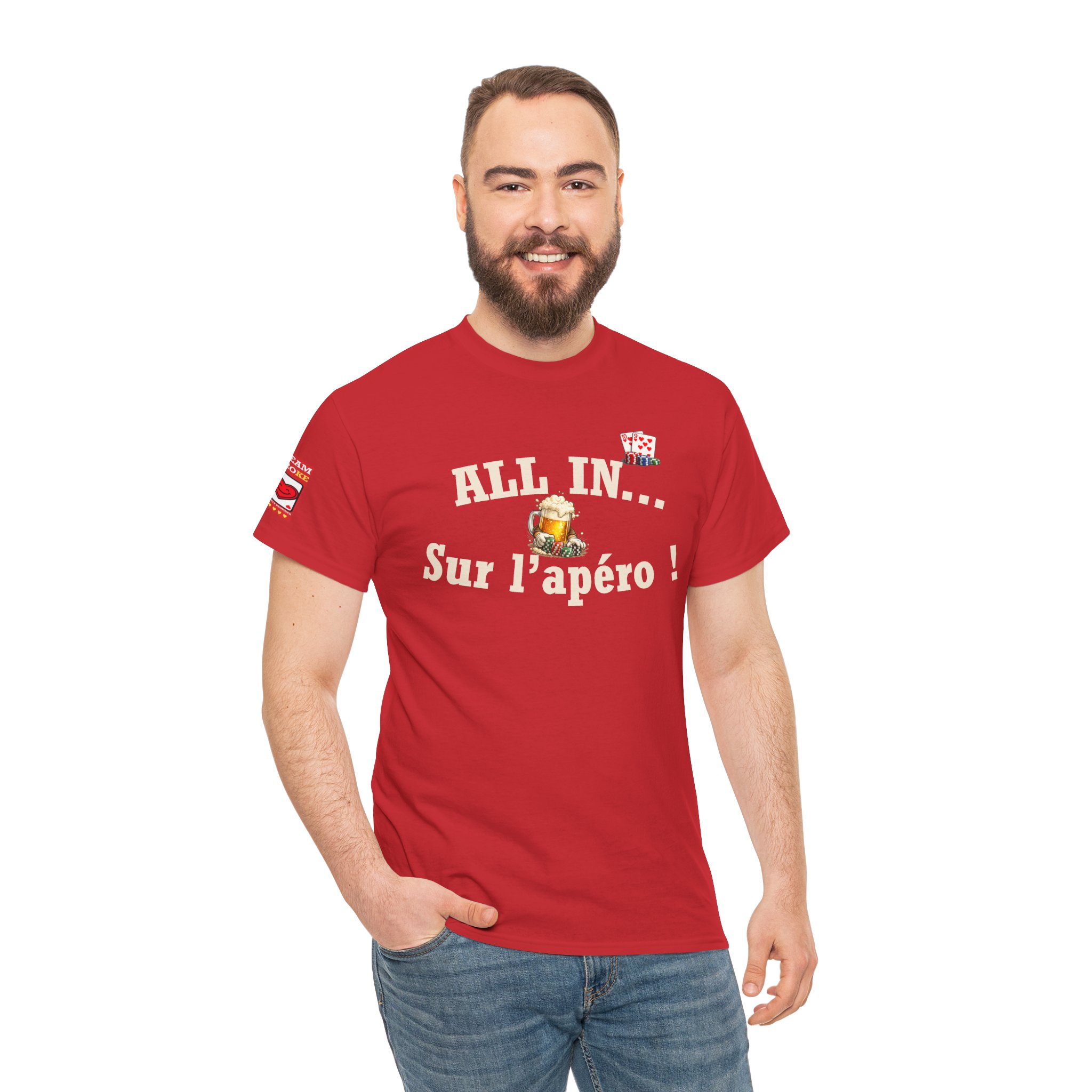 T-Shirt "All In... Sur l'apéro !" — Dark Edition – Image 13